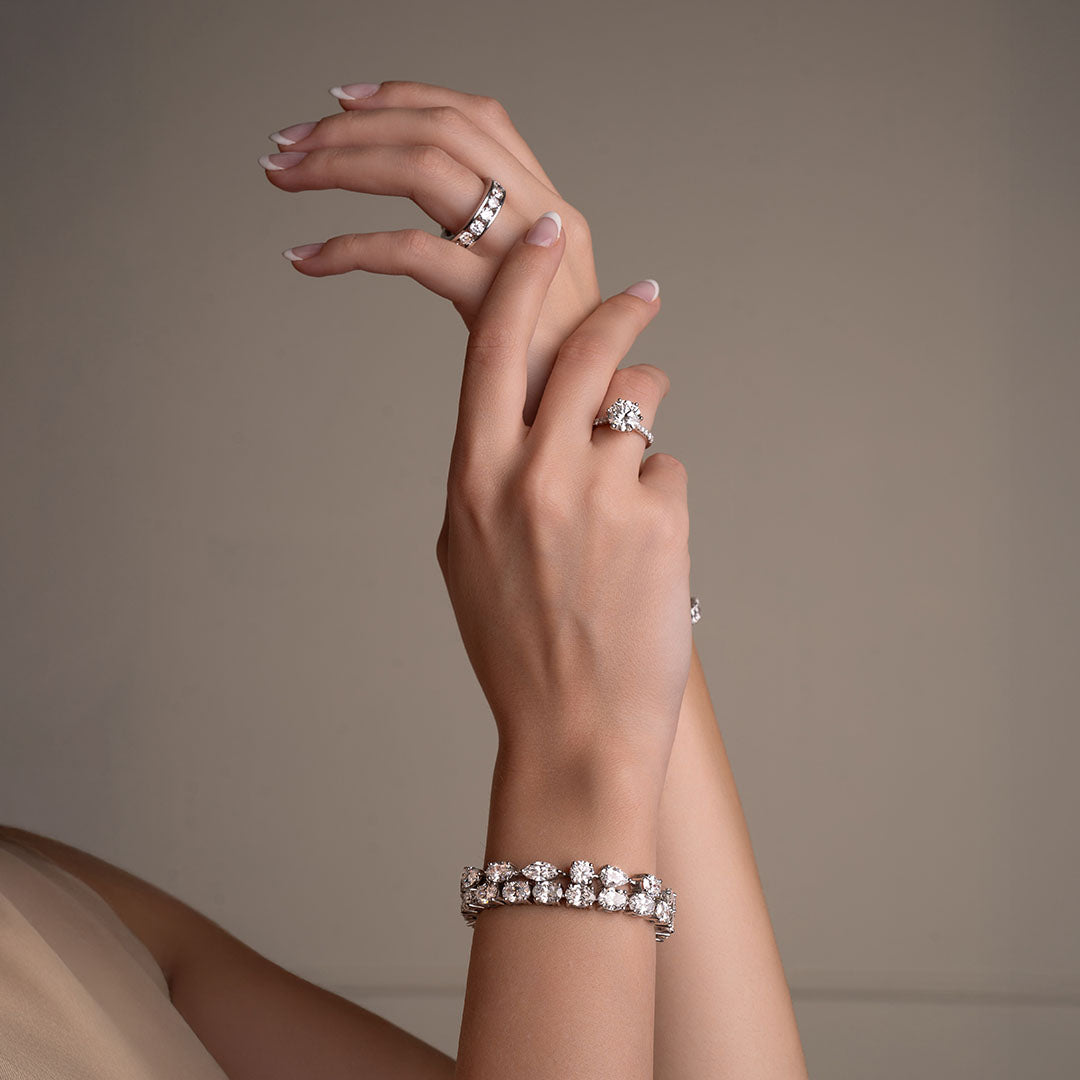 1 ctw Oval Tennis Bracelet