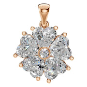 Multi Stone Pendant - Round 2mm