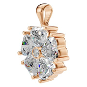 Multi Stone Pendant - Round 2mm