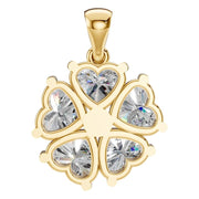 Multi Stone Pendant - Round 2mm