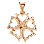 Multi Stone Pendant - Round 2mm