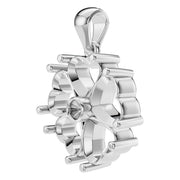 Multi Stone Pendant - Round 2mm