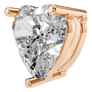 Solitaire Pendant - Heart 7mm