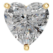 Solitaire Pendant - Heart 7mm