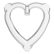 Solitaire Pendant - Heart 7mm