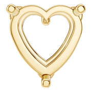 Solitaire Pendant - Heart 7mm