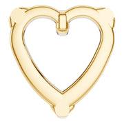 Solitaire Pendant - Heart 7mm