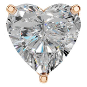 Solitaire Pendant - Heart 7.5mm