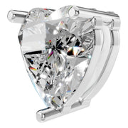 Solitaire Pendant - Heart 7.5mm