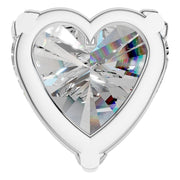 Solitaire Pendant - Heart 7.5mm