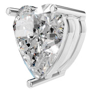 Solitaire Pendant - Heart 8.5mm