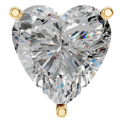 Solitaire Pendant - Heart 8.5mm