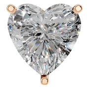 Solitaire Pendant - Heart 9mm