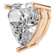 Solitaire Pendant - Heart 9mm