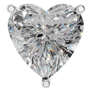 Solitaire Pendant - Heart 9mm