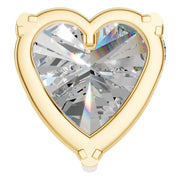 Solitaire Pendant - Heart 9mm