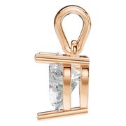 Solitaire Pendant - Heart 6mm