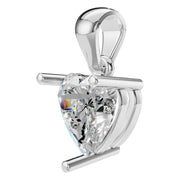 Solitaire Pendant - Heart 6mm