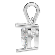 Solitaire Pendant - Heart 6mm
