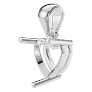 Solitaire Pendant - Heart 6mm