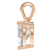 Solitaire Pendant - Heart 6.5mm