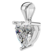 Solitaire Pendant - Heart 6.5mm