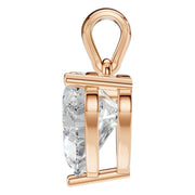 Solitaire Pendant - Heart 8mm