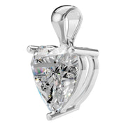 Solitaire Pendant - Heart 8mm