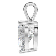 Solitaire Pendant - Heart 8mm