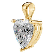 Solitaire Pendant - Heart 8mm