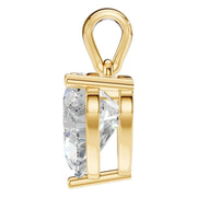 Solitaire Pendant - Heart 8mm