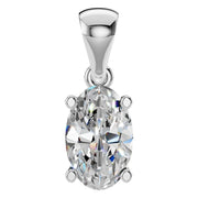 Solitaire Pendant - Oval 7x4.5mm