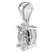 Solitaire Pendant - Oval 7x4.5mm