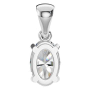 Solitaire Pendant - Oval 7x4.5mm