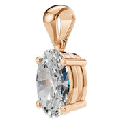 Solitaire Pendant - Oval 8x5.5mm