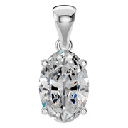 Solitaire Pendant - Oval 8x5.5mm