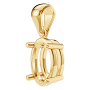 Solitaire Pendant - Oval 8x5.5mm