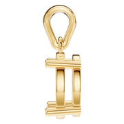 Solitaire Pendant - Oval 8x5.5mm