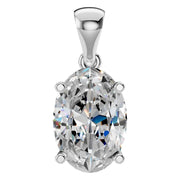 Solitaire Pendant - Oval 9x6mm