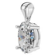 Solitaire Pendant - Oval 9x6mm