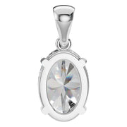 Solitaire Pendant - Oval 9x6mm