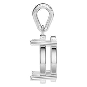 Solitaire Pendant - Oval 9x6mm