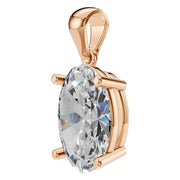 Solitaire Pendant - Oval 10x7mm
