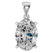Solitaire Pendant - Oval 10x7mm