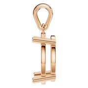 Solitaire Pendant - Oval 10x7mm