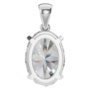 Solitaire Pendant - Oval 11x7.5mm