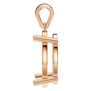 Solitaire Pendant - Oval 11x7.5mm