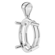 Solitaire Pendant - Oval 11x7.5mm