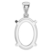 Solitaire Pendant - Oval 11x7.5mm