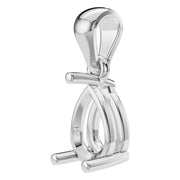 Solitaire Pendant - Pear 6x4mm
